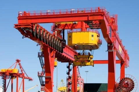 Container Loader Stock Photos