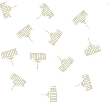 Container logistics glyph icon vector isolated illustration Stock Illustration