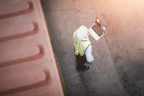 Container Logistics Shipping Management of Transportation Industry, Transport Stock Photos