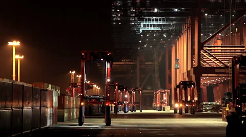 Container moving #3 스톡 동영상 31965486