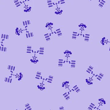 Container orchestration data center glyph vector seamless pattern Illustrazione stock