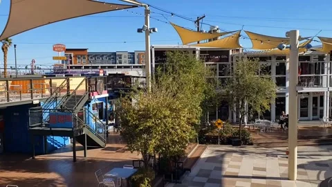 Container Park playground from the second level Video stock 169279831