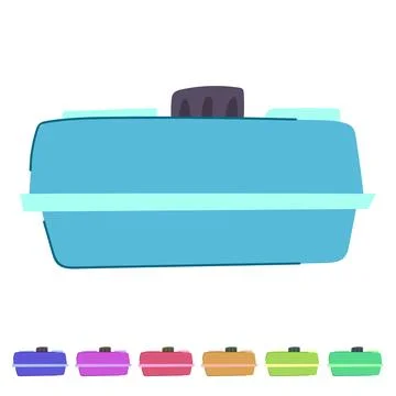 Container plastic tank vector cartoon graphic Stock Illustration
