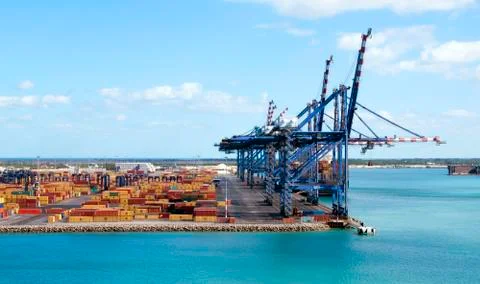 Container Port Stock Photos