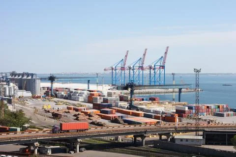 Container Port Stock Photos