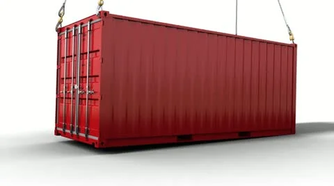 Container Red Vídeo Stock 11666804