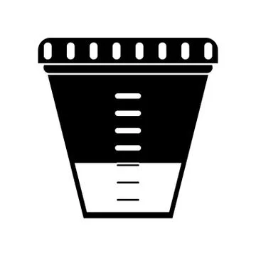 Container sample laboratory icon pictogram 스톡 일러스트