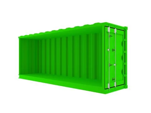 Container section for custom text.green Stock Illustration