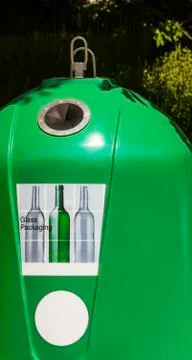 Container for separate garbage collection Stock Photos