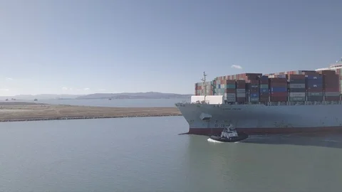 Container Ship #2 Stock Footage 93920894