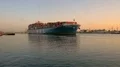 Container Ship Departs At Sunrise 4K 4k or 4k+ Resolution