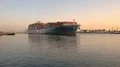 Container Ship Departs At Sunrise 4K 4k or 4k+ Resolution