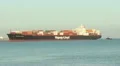 Container Ship Enters Port HD Footage