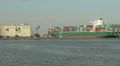 Container Ship Enters Port Of Los Angeles HD Footage
