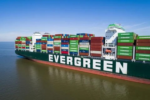 Container ship Ever Forward stuck in Chesapeake Bay, Arcadia, Usa - 15 Mar 2022 Stock Photos