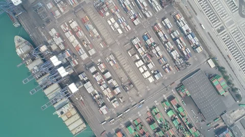 Container ship in export and import business and logistics. Stock Footage 89019022