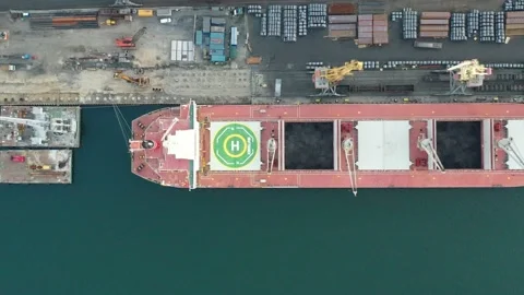 Container ship in export and import business and logistics Stock Footage 164904502