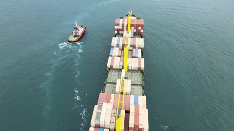 Container ship export 스톡 동영상 239279747