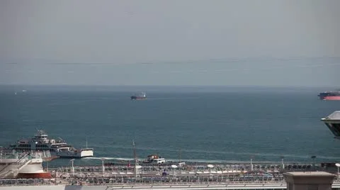 Container ship Stock Footage 11060889