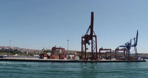 Container Ship Stock Footage 54591269