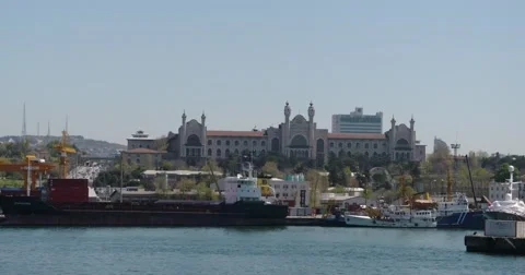 Container Ship Stock Footage 54594807