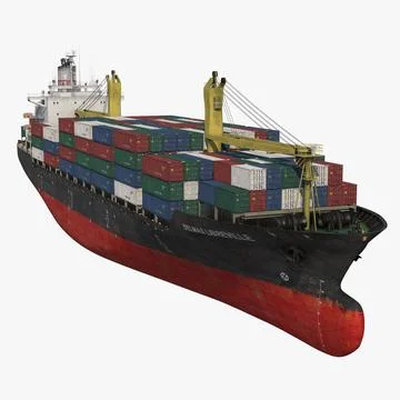 Container Ship Generic 3D Model