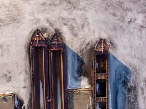 Container ship in import export and business logistic, By crane, Trade Port,  Foto stock