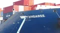 Container Ship Moored at Berth HD Footage
