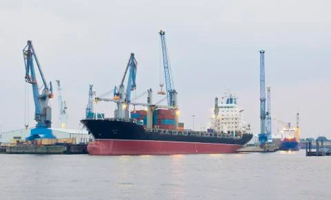 Container ship Stock Photos