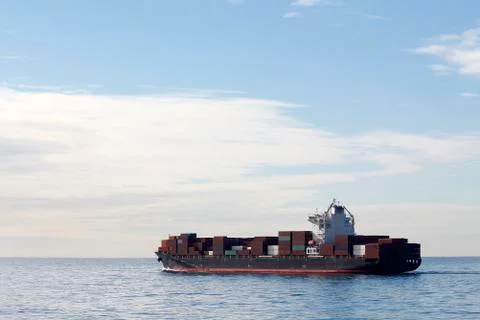 Container ship Stock Photos