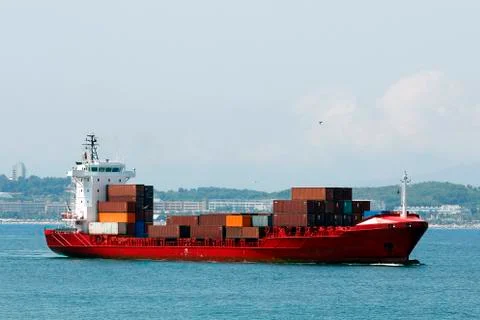 Container ship Stock Photos