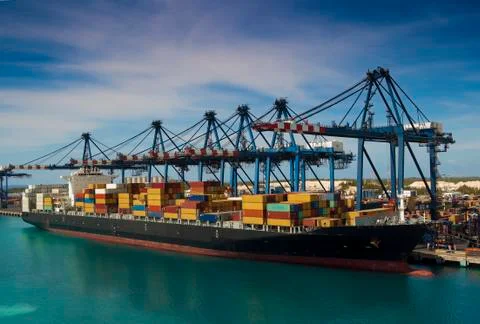 Container Ship Stock Photos