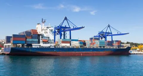 Container Ship Foto stock