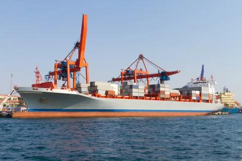 Container Ship Foto stock