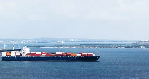 Container ship Stock Photos
