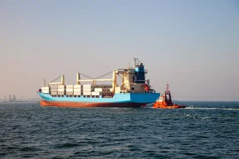 Container ship Stock Photos