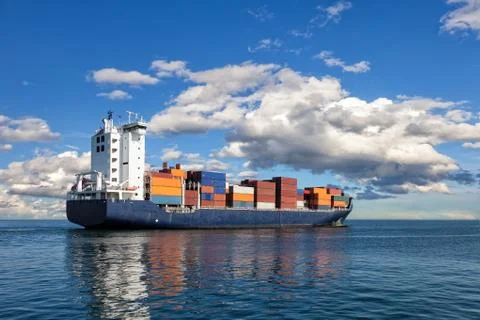 Container ship Stock Photos