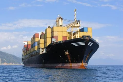 Container ship Stock Photos