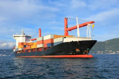 Container ship Stock Photos