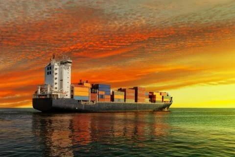 Container Ship Stock Photos
