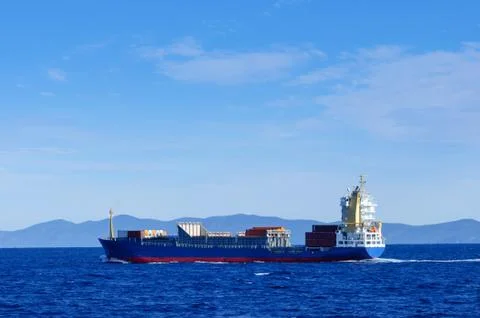 Container ship Stock Photos