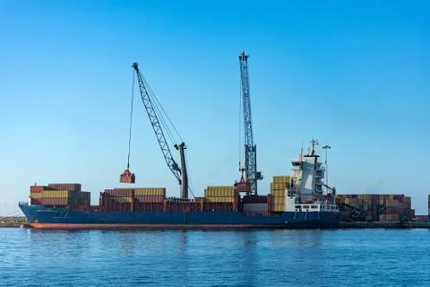 Container ship Stock Photos