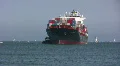Container Ship - Port Of Los Angeles Series HD Footage