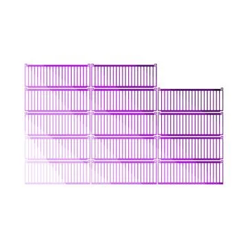 Container Stack Icon Stock Illustration