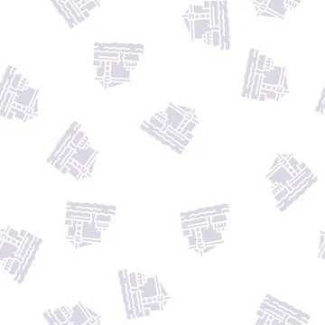 Container stack port glyph seamless pattern Stock Illustration