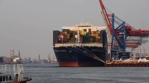 Container-Terminal Stock Footage 90228858