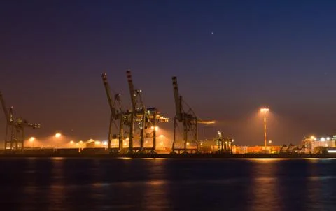 Container Terminal Stock Photos