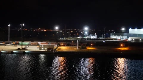 Container Terminals in Riga Latvia Stock Footage 61521267