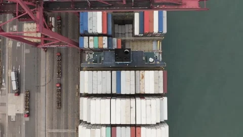 Container transport road Stock-Footage 274415162