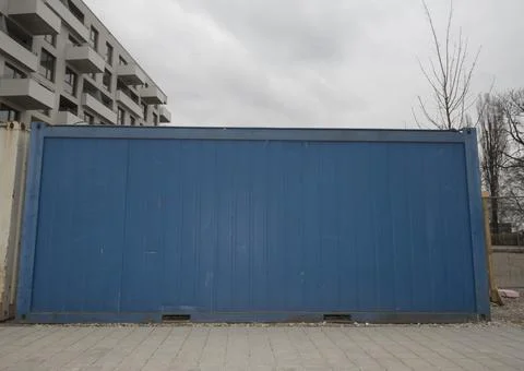 Container for transportation of cargo Stock Photos